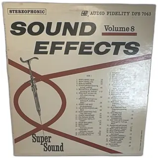 Audio Fidelity Sound Effects In Stereo Volume 8 Vinyl LP DFS 7043 33 RPM 1960s