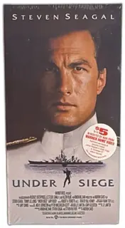 Under Siege VHS 1993 Steven Seagal Warner Home Video Factory Sealed New