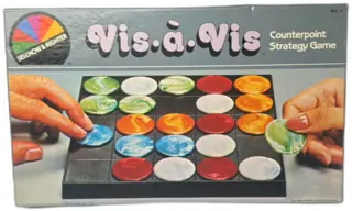 Vis-à-Vis Counterpoint Strategy Game Selchow & Righter 1981 No. 11 Complete