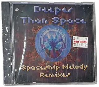 Deeper Than Space Spaceship Melody Remixes CD Flask Silent San Francisco 1990s