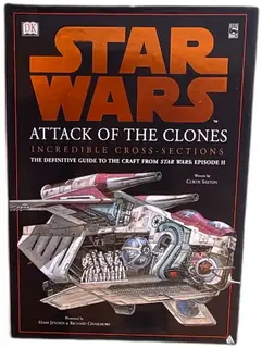 Star Wars Attack Of The Clones Incredible Cross Sections DK 2002 Hardcover Book