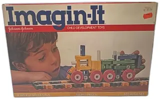 Johnson Johnson Imagin It 503 Basic Set 1983 Child Development Toy West German