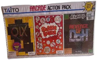 Taito Arcade Action Pack Boxed Qix Bubble Bobble Arkanoid Revenge C64 C128