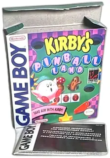 Kirby's Pinball Land Game Boy Complete Box Manual 1993 DMG-K9 USA Nintendo