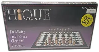 Hique Board Game 1998 D And L Company Chess Checkers Hybrid Sealed New