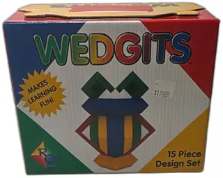 Wedgits 15 Piece Design Set Manipulative 3D Building Blocks RC Products