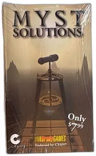 Myst Solutions BradyGames Strategy Guide Sealed 1994 Cyan Endorsed Vintage Book